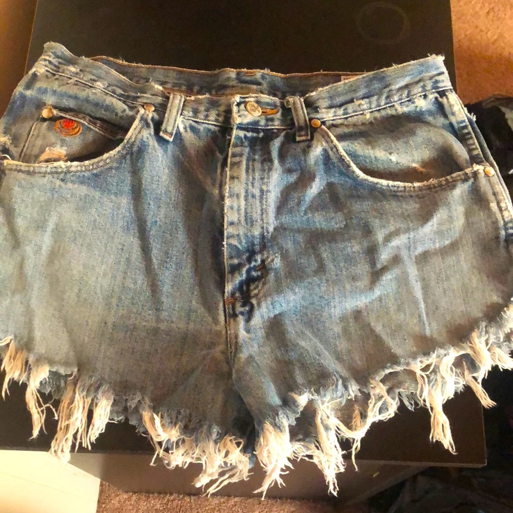Boyfriend cut shorts